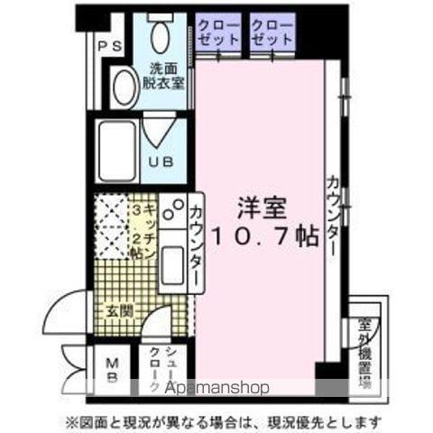 KDXレジデンス東桜Ⅰ(ワンルーム/16階)の間取り写真