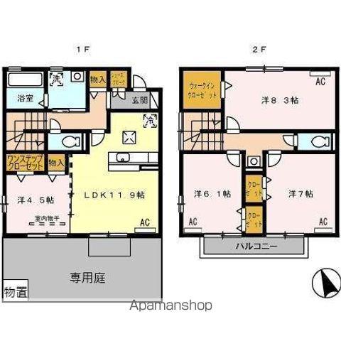 フォレスト長良(4LDK)の間取り写真