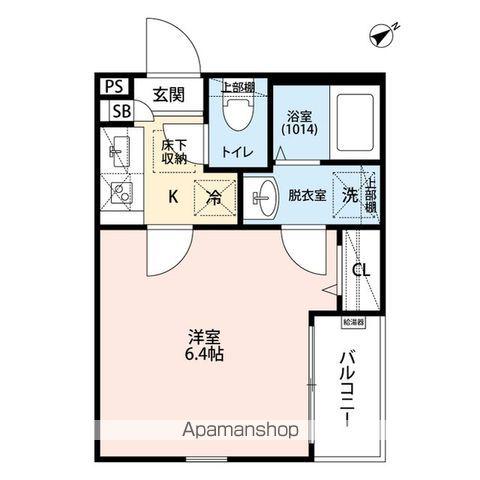 エクセラン東武練馬(1K/1階)の間取り写真