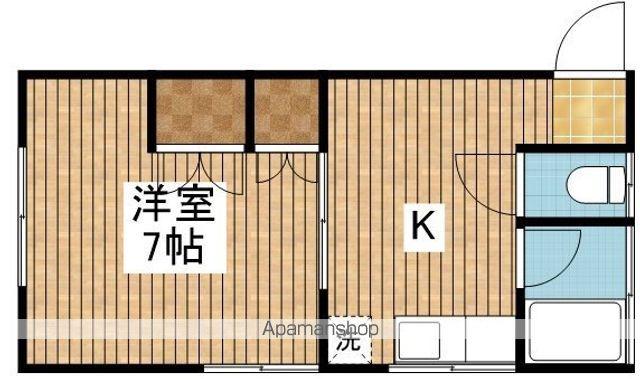 アーバンヨネヤマ(1K/1階)の間取り写真