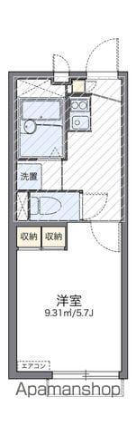 レオパレスノンノン(1K/2階)の間取り写真