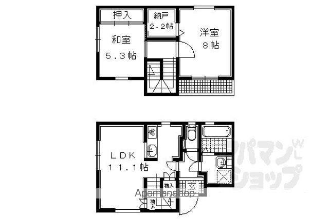 ゑびす小路(2SLDK)の間取り写真