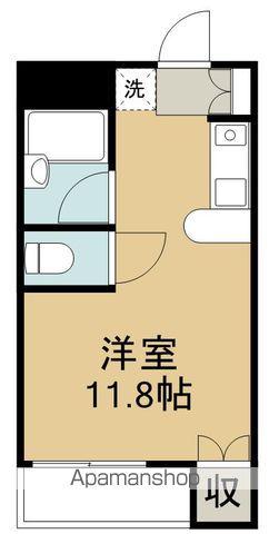 遠見塚アベニュー(ワンルーム/1階)の間取り写真