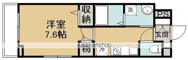 ヒカルサ川越(1K/2階)の間取り写真