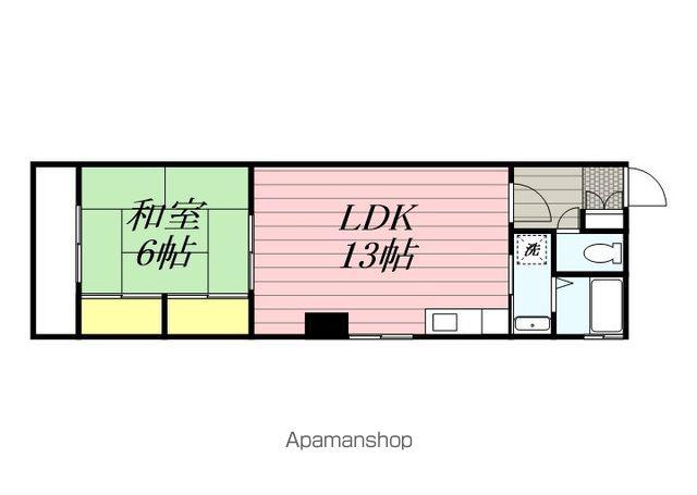 プレアール九品寺(1LDK/3階)の間取り写真