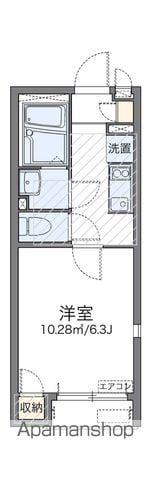 レオネクストヴィセオ(1K/2階)の間取り写真