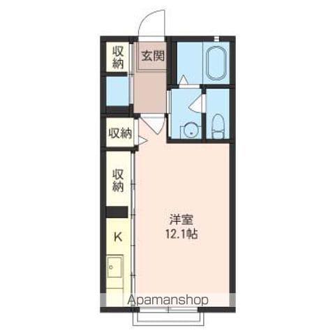 マストライフ上柏田(ワンルーム/2階)の間取り写真