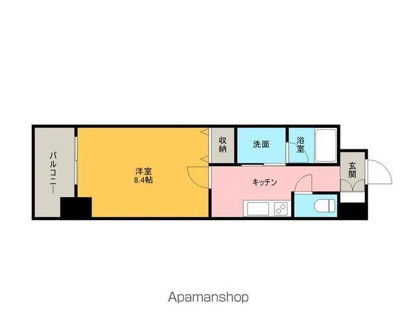 RIDGE大曾根(1K/11階)の間取り写真