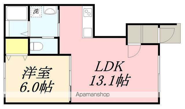ビラミカエルNO.13(1LDK/1階)の間取り写真