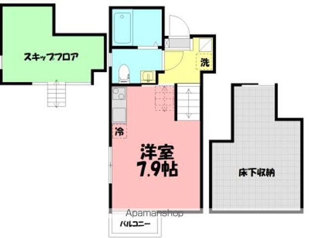 プレミア湘南(ワンルーム/1階)の間取り写真