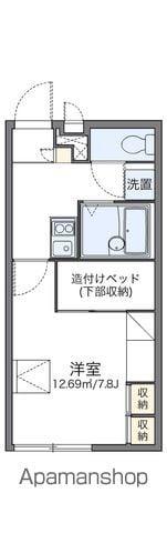 レオパレスMILKY WAY(1K/2階)の間取り写真