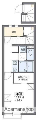 レオネクストフォレスト土井(1K/2階)の間取り写真