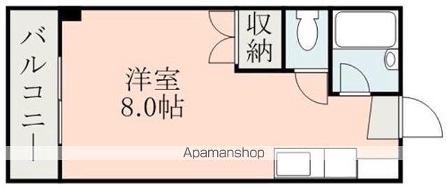 アプロード大江(ワンルーム/2階)の間取り写真