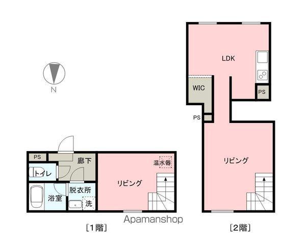 M・MICASA(1LDK/3階)の間取り写真