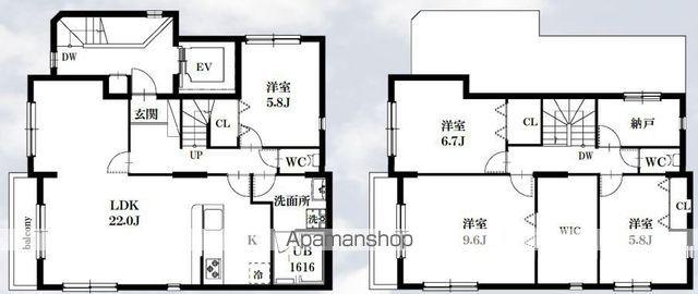 シャッツクヴェレ(4SLDK/4階)の間取り写真
