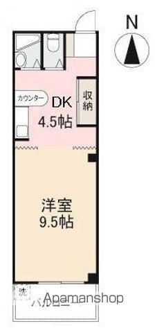 小川マンション(1DK/3階)の間取り写真