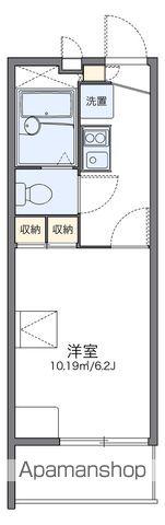 レオパレス アルブルヴィラージュ(1K/2階)の間取り写真