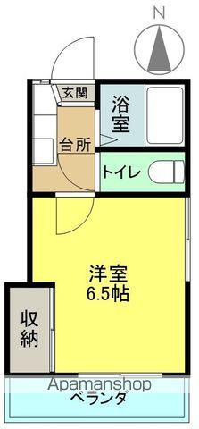 アーバンハイツ(1K/2階)の間取り写真