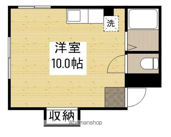 フレール津倉(ワンルーム/4階)の間取り写真