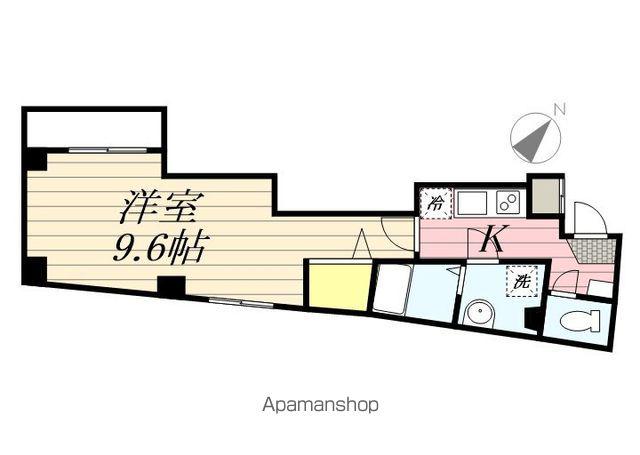 ELSTANZA(1K/2階)の間取り写真