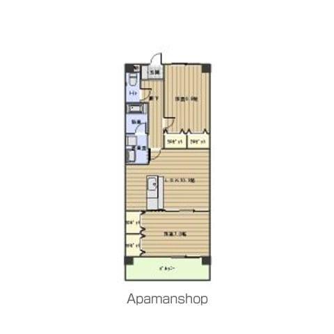 セラヴィー小池(2LDK/3階)の間取り写真
