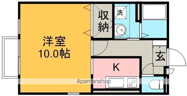アメジストセージ(1K/2階)の間取り写真