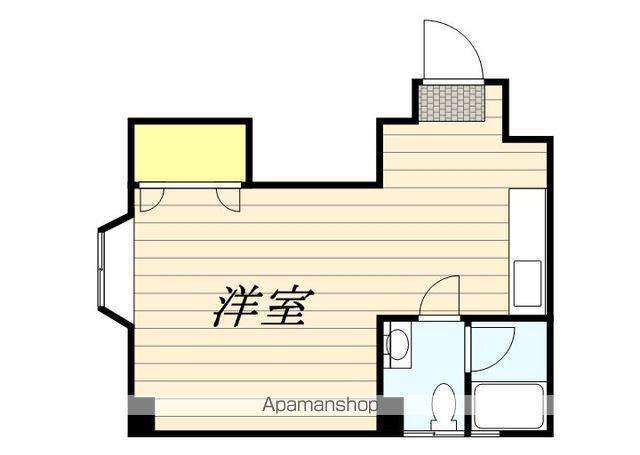 ビラサカエ(ワンルーム/2階)の間取り写真