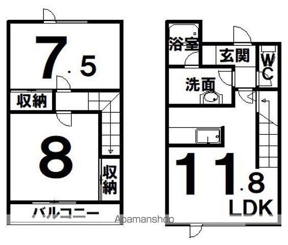 MK−Ⅰ(2LDK)の間取り写真