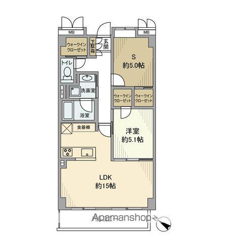 アドリーム本駒込六義園(1SLDK/4階)の間取り写真