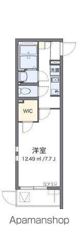 クレイノリンクス(1K/1階)の間取り写真