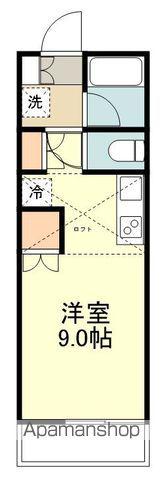ロイヤルビレッジ旭ケ丘(ワンルーム/2階)の間取り写真