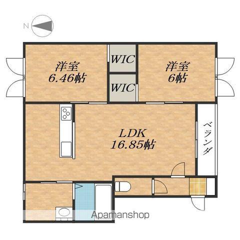 PETA FRAIF(2LDK/2階)の間取り写真