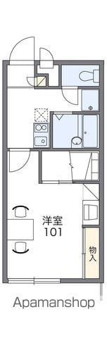 レオパレスエーデルハイム(1K/1階)の間取り写真