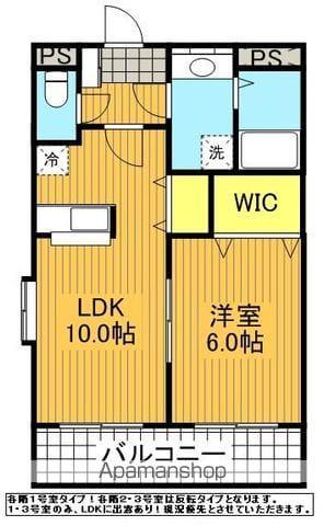 ユニティー・プラスパー2(1LDK/5階)の間取り写真