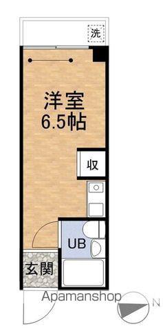 ドルミ学園(ワンルーム/1階)の間取り写真