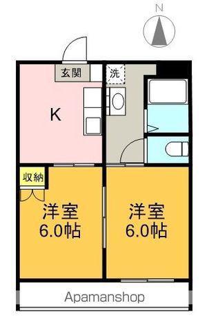 SPERANZA1(2K/2階)の間取り写真