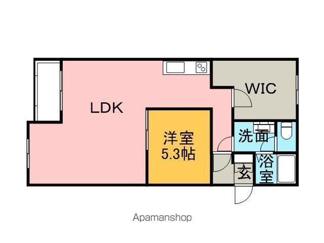 山の手パークハイツ(1SLDK/1階)の間取り写真