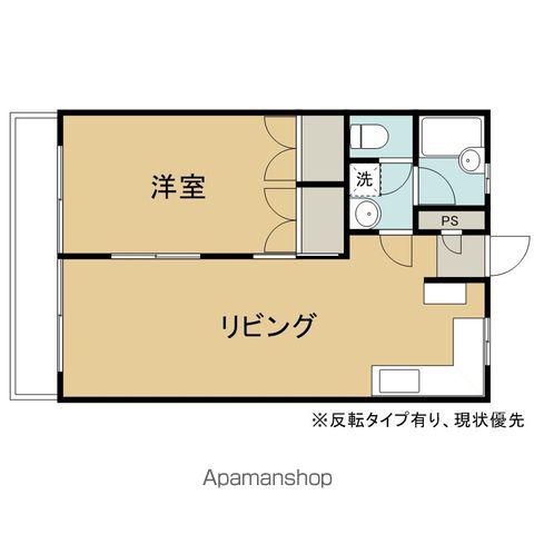 リバーコートⅠ(1LDK/3階)の間取り写真