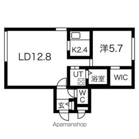 ART PARK II(1LDK/4階)の間取り写真