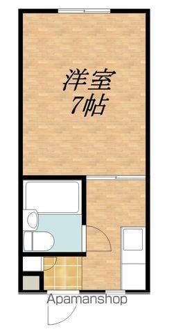 リバーサイドハイム(1K/2階)の間取り写真