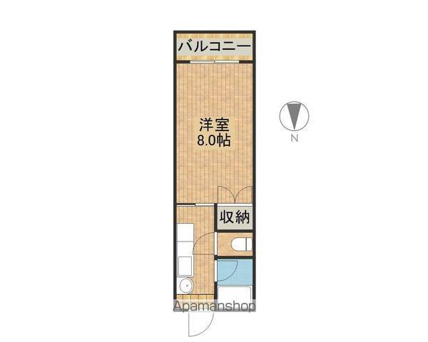 第2尚陽ビル(1K/4階)の間取り写真