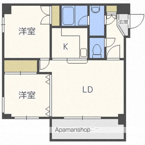 ASKAM・S17(2LDK/7階)の間取り写真
