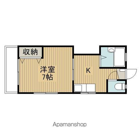 ハイムリバティ(1K/2階)の間取り写真