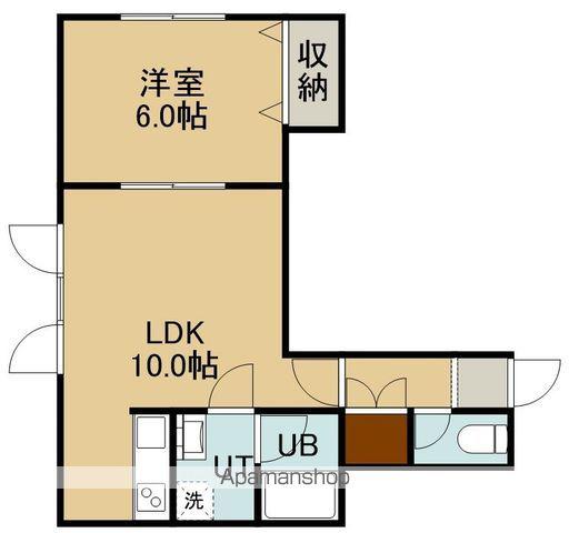 ローズアパートⅠ(1LDK/2階)の間取り写真