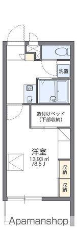 レオパレス柳堀町(1K/2階)の間取り写真