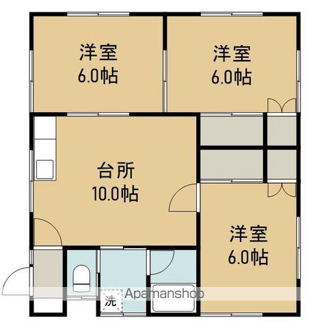 プラムハイツC(3LDK/2階)の間取り写真