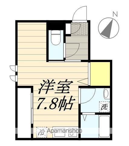 G-SMART 姪浜(ワンルーム/1階)の間取り写真