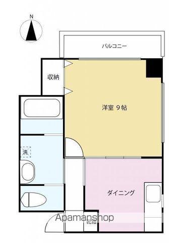 ヴェルス丸の内(1DK/4階)の間取り写真