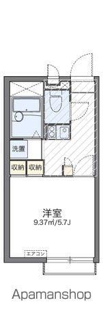 レオパレス小枝(1K/2階)の間取り写真