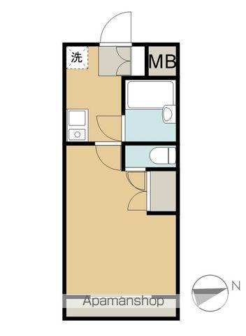 メゾンエスポワールⅡ(1K/2階)の間取り写真